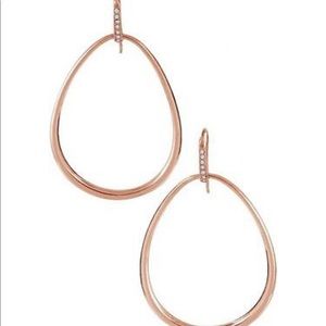 Stella & Dot Goddess Teardrop Rose Gold Earrings💕